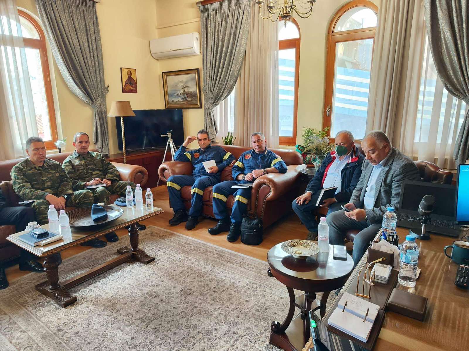 Σύσκεψη στην Π.Ε. Κορινθίας εν όψει της έναρξης της φετινής αντιπυρικής περιόδου