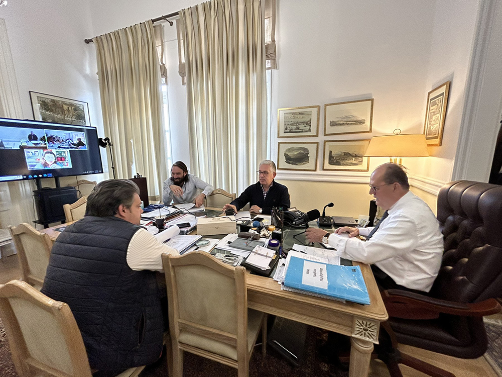 Σύσκεψη υπό τον περιφερειάρχη Πελοποννήσου Π. Νίκα για την αναβάθμιση και τον εμπλουτισμό υφιστάμενων περιπατητικών διαδρομών στην Περιφέρεια