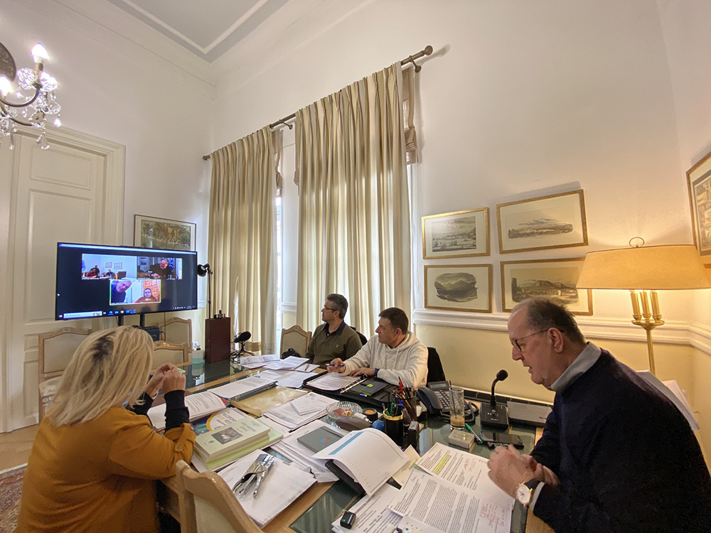 Σύσκεψη υπό τον περιφερειάρχη Πελοποννήσου Π. Νίκα για το έργο ανάπλασης στην Στούπα