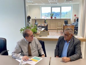 Συνάντηση του περιφερειάρχη Πελοποννήσου Π. Νίκα στην Τρίπολη με τον πρόεδρο του Ευθύμειου Κέντρου Αποθεραπείας και Αποκατάστασης
