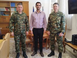 Συνάντηση στην Π.Ε. Μεσσηνίας με τον διοικητή της 77ης ΜΕ και τον νέο διοικητή του ΚΕΝ