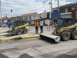 Αυτοψία του αντιπεριφερειάρχη Μεσσηνίας στην περιοχή του Ασπροχώματος