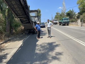 Σε εξέλιξη το έργο βελτίωσης της ασφάλειας στο τμήμα Κορώνη – Βασιλίτσι της 13ης επαρχιακής οδού