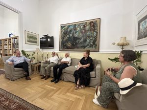 Ο περιφερειάρχης Πελοποννήσου Π. Νίκας με την Παναρκαδική Ομοσπονδία Ελλάδος
