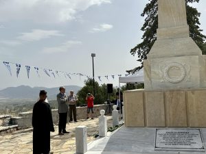 Ο περιφερειάρχης Πελοποννήσου Π. Νίκας στην εκδήλωση για την επέτειο της μάχης στα Δερβενάκια