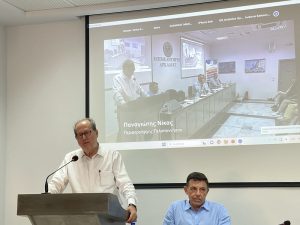 Ο περιφερειάρχης Πελοποννήσου Π. Νίκας στην εκδήλωση για την “έξυπνη εξεδίκευση” στην Τρίπολη