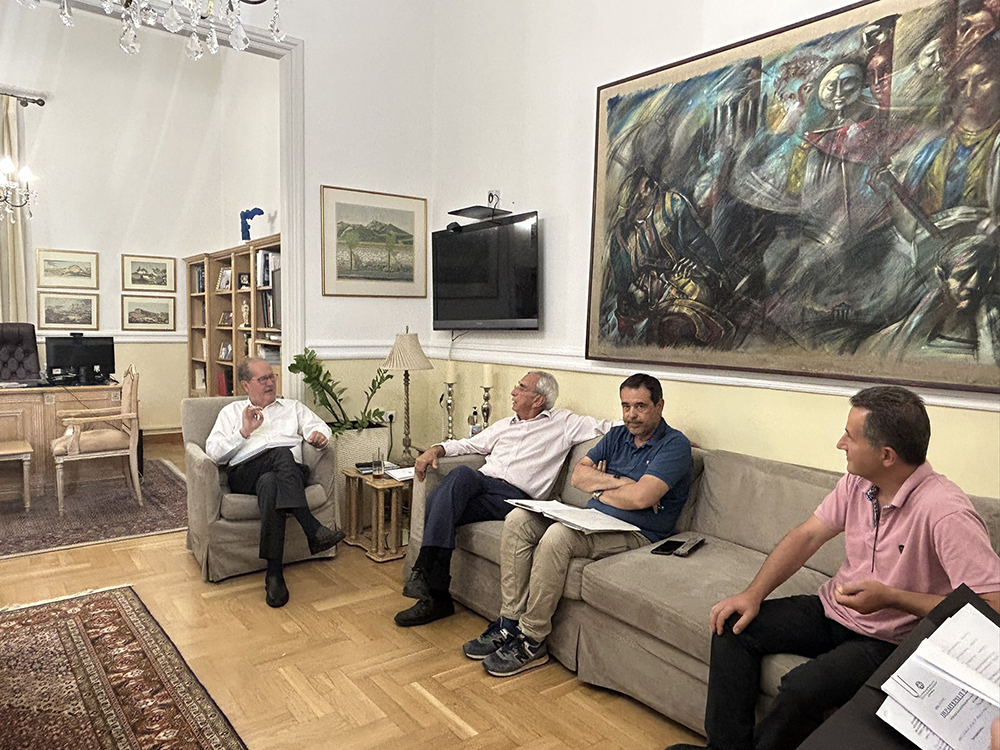 Συνάντηση του περιφερειάρχη Πελοποννήσου Π. Νίκα σχετικά με θέματα του Δήμου Βέλου – Βόχας