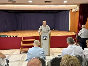 Χαιρετισμός του περιφερειάρχη Πελοποννήσου Π. Νίκα στο 11ο Παλλεβιδιώτικο Αντάμωμα