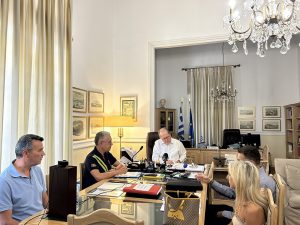 Σύσκεψη υπό τον περιφερειάρχη Πελοποννήσου Π. Νίκα για έργα στην Περιφέρεια