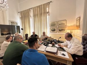 Σύσκεψη υπό τον περιφερειάρχη Πελοποννήσου Π. Νίκα για την συνδρομή στη διαχείριση των νεκρών ζώων της Περιφέρειας Θεσσαλίας