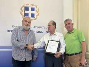 Θέματα του Δήμου Τριφυλίας στη συνάντηση του περιφερειάρχη Πελοποννήσου Π. Νίκα με τον δήμαρχο Γ. Λεβεντάκη