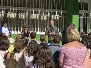 Στον αγιασμό στο 4ο Δ.Σ. Τρίπολης για τη νέα σχολική χρονιά ο περιφερειάρχης Πελοποννήσου Π. Νίκας