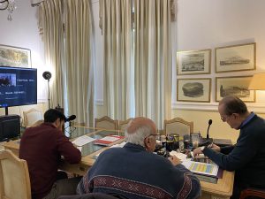 Τηλεδιάσκεψη του περιφερειάρχη Πελοποννήσου Π. Νίκα με τις Διευθύνσεις Μεταφορών της Περιφέρειας