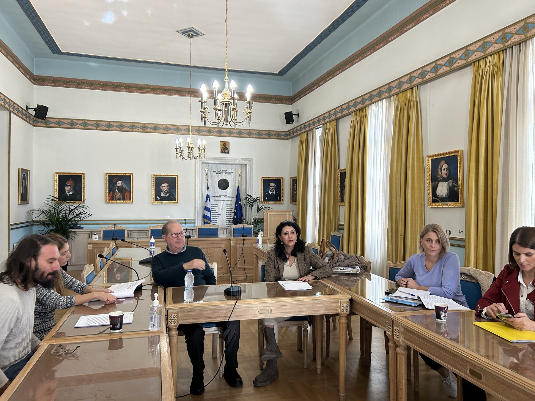 Σύσκεψη υπό τον περιφερειάρχη Πελοποννήσου Π. Νίκα της γνωμοδοτικής επιτροπής για τον τουρισμό