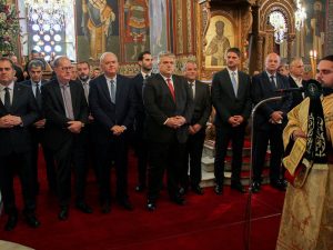 Ο περιφερειάρχης Πελοποννήσου Π. Νίκας στα ονομαστήρια του μητροπολίτη Μεσσηνίας Χρυσοστόμου