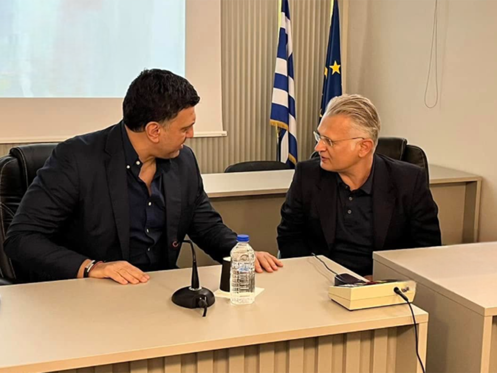 Θέματα διάβρωσης και λιμενικών έργων στη συνάντηση του Περιφερειάρχη Δημήτρη Πτωχού με τον Υπουργό Βασίλη Κικίλια