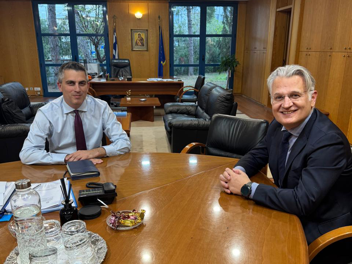 Συνάντηση με τον Υπουργό Υποδομών και Μεταφορών Χρίστο Δήμα