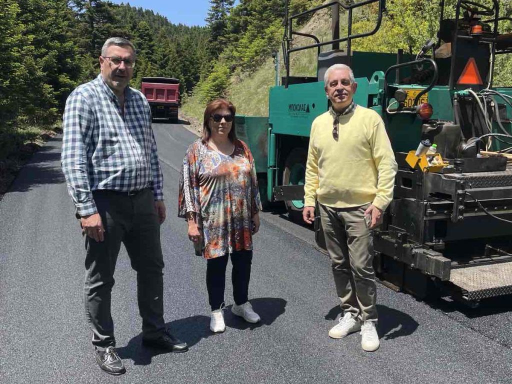 Αυτοψία στο έργο συντήρησης της Επ. Οδού Αλωνίσταινα – Βυτίνα προϋπολογισμού 250.000 ευρώ της Περιφέρειας Πελοποννήσου