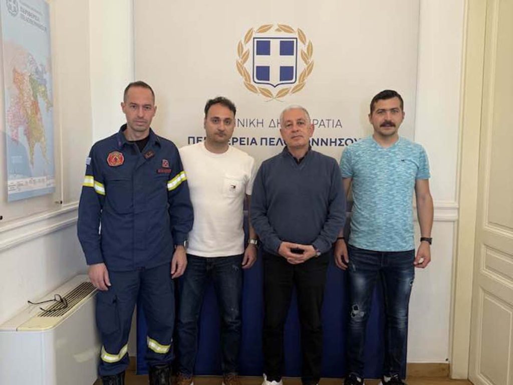 Συνάντηση του Αναπληρωτή Περιφερειάρχη Πελοποννήσου με το Δ.Σ. της Ένωσης Πυροσβεστικών Υπαλλήλων