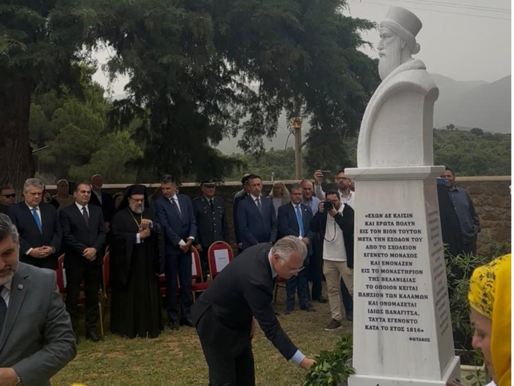 Επετειακές εκδηλώσεις στην Ιερά Μονή Βελανιδιάς παρουσία του Περιφερειάρχη Πελοποννήσου Δημήτρη Πτωχού