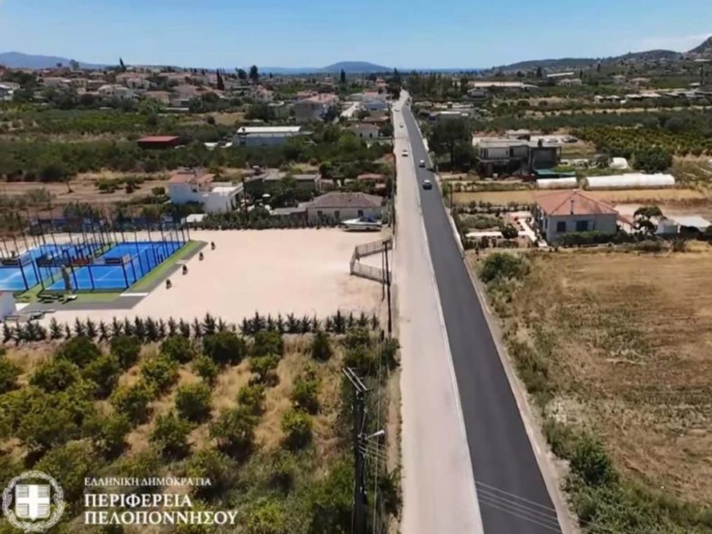 Ολοκληρώθηκε η αποκατάσταση στην Επαρχιακή Οδό Αγία Ελεούσα-Λευκάκια από την Περιφέρεια Πελοποννήσου