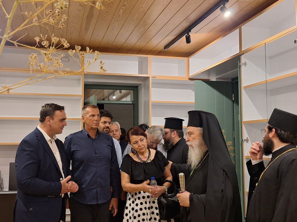 τελετή εγκαινίων του «Κέντρου Μνήμης και Πολιτισμού Καρυών» 2