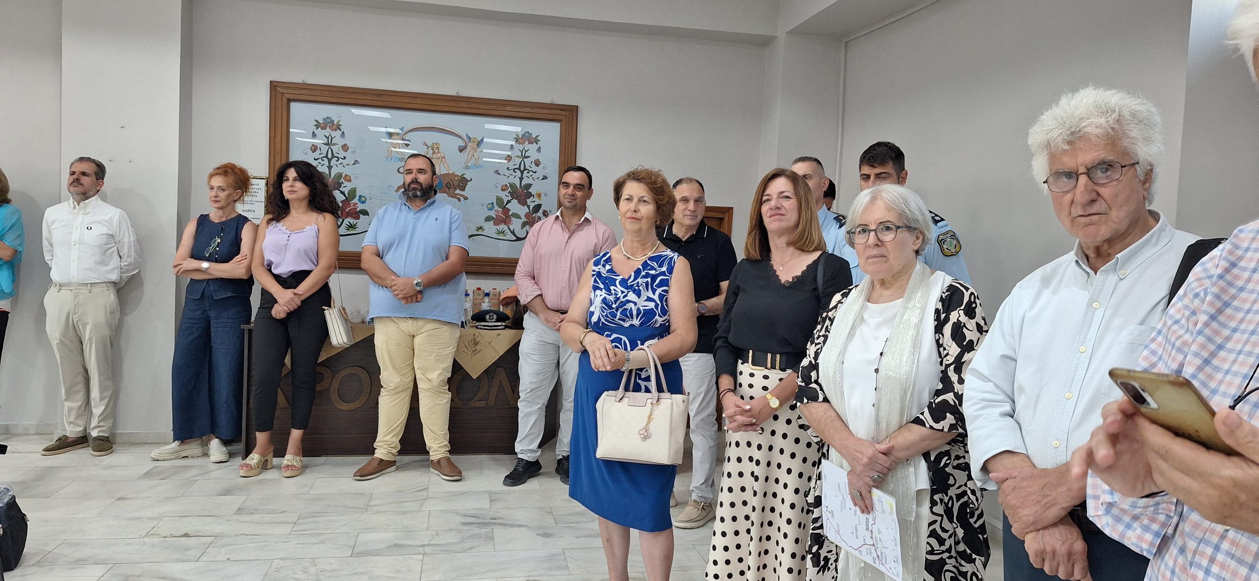 Ο Αντιπεριφερειάρχης Λακωνίας  στα εγκαίνια της έκθεσης «Μνήμη Νικηφόρου Βρεττάκου» - Ο Αντιπεριφερειάρχης Λακωνίας  στα εγκαίνια της έκθεσης «Μνήμη Νικηφόρου Βρεττάκου»