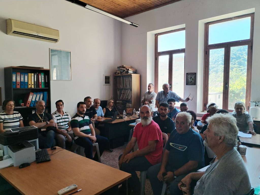 Σύσκεψη στο Ραπτόπουλο Τριφυλίας για την αντιμετώπιση κρούσματος άνθρακα σε βοοειδή