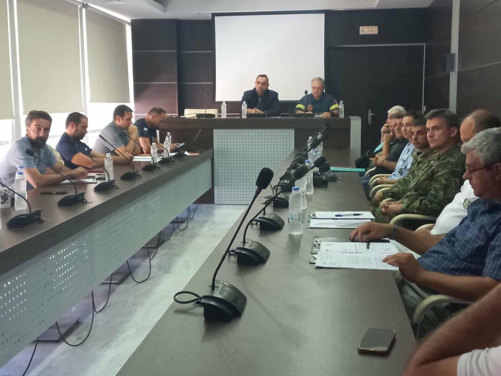 Σύσκεψη του Περιφερειακού Επιχειρησιακού Συντονιστικού Οργάνου Πολιτικής Προστασίας (Π.Ε.Σ.Ο.Π.Π.) της Π.Ε. Λακωνίας