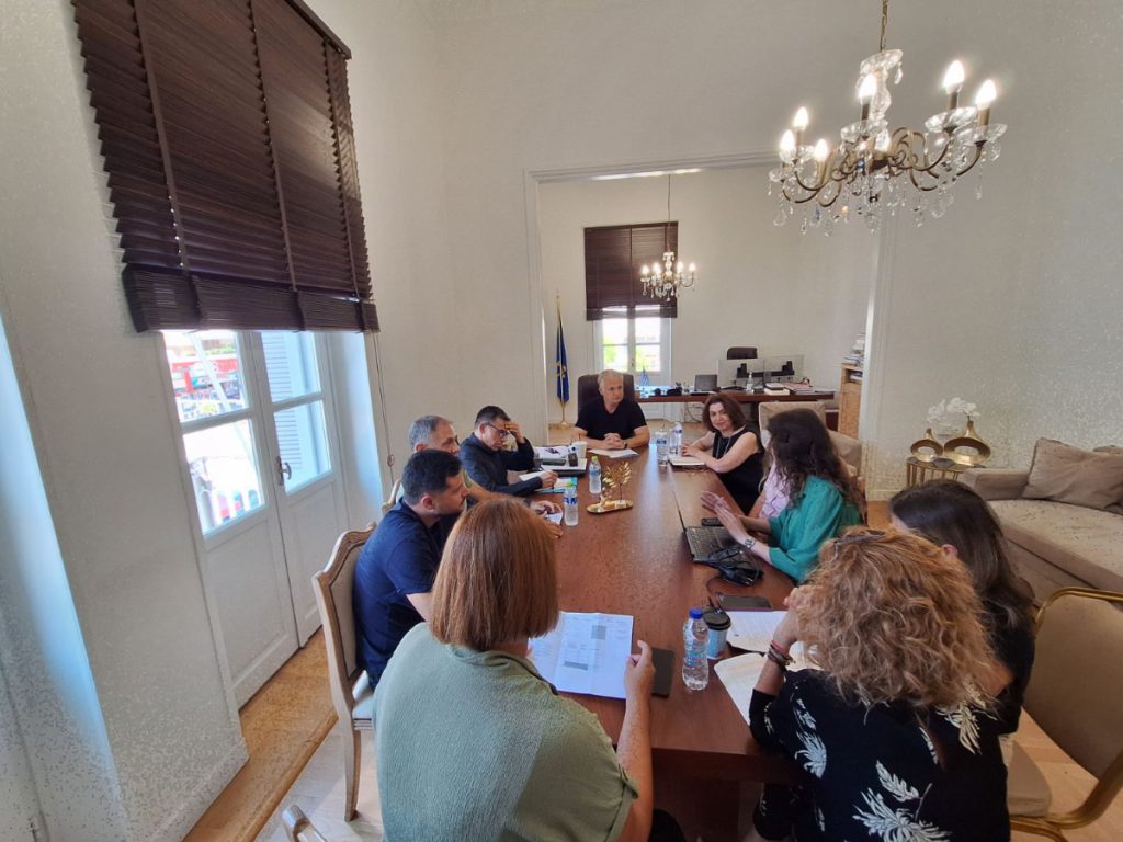 Συνάντηση εργασίας του Περιφερειάρχη Πελοποννήσου Δημήτρη Πτωχού με τη νέα Πρύτανη του Πανεπιστημίου Πελοποννήσου Σοφία Ζυγά