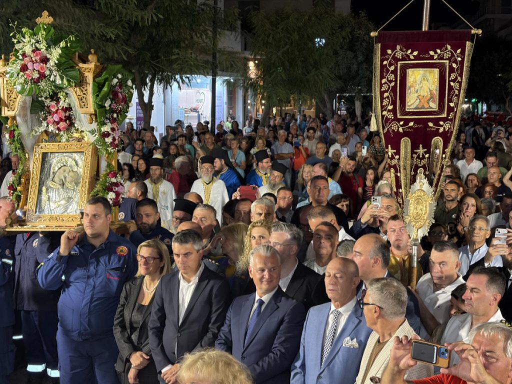 Ο Περιφερειάρχης Δημήτρης Πτωχός στον εορτασμό της Παναγίας Γιάτρισσας στο Λουτράκι